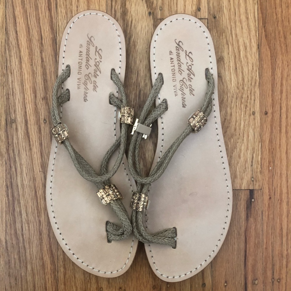 L’arte del sandalo caprese sandals.